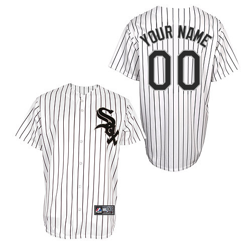 Customized Youth MLB jersey-Chicago White Sox Authentic Home White Cool Base Baseball Jersey